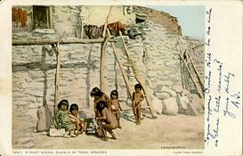 Street Scene, Pueblo of Tewa, Arizona